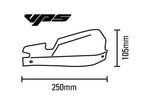 Barkbusters vps MX HandGarard Set Universal Mount Hil HI VIZ VPS-007-01-YH