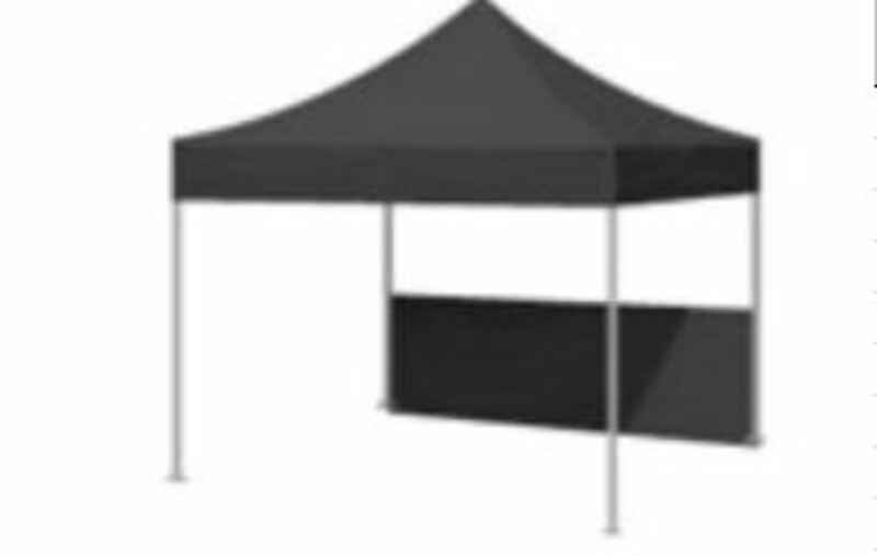Bihr Home Track Race Tent Removable Half Panel for 3x3m P/N 9801263X3-HW