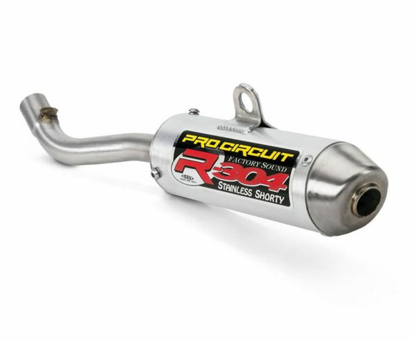 Pro Circuit R-304 Muffler Brushed Aluminum/Stainless Steel End Cap KTM/Husqvarna 65 115165