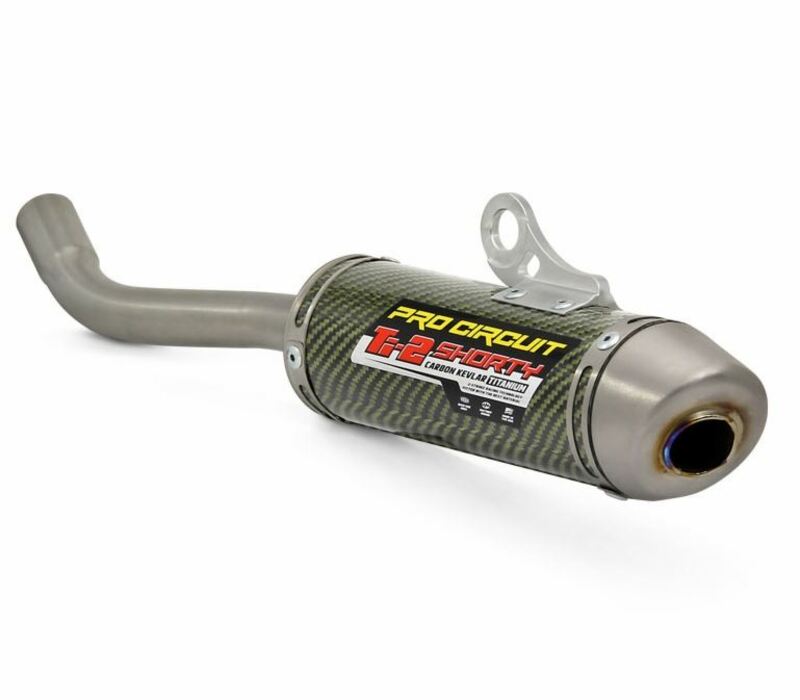 Pro Circuit Ti-2 Shorty Tuffler Carbon/Titanium End Cap Yamaha YZ85 1131985K