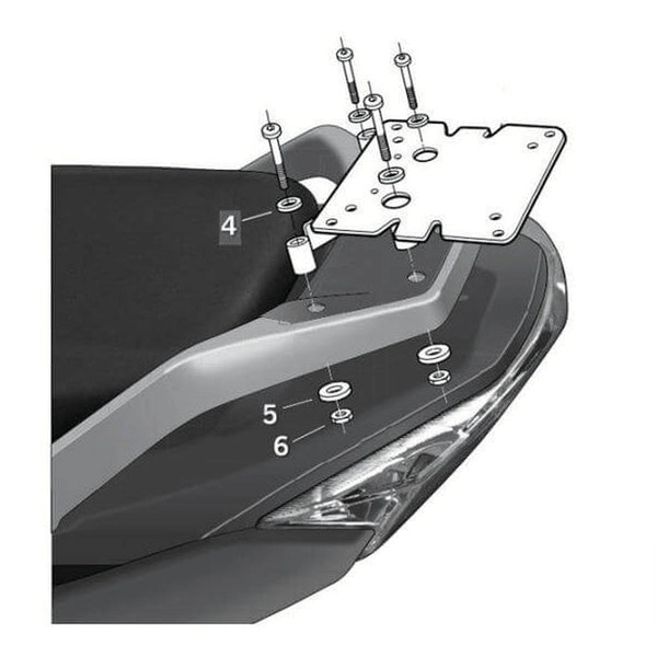 „Shad Top Master“ montavimo rinkinys - „Daelim D0S310St“