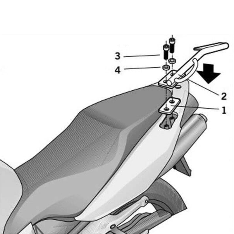 „Shad Top Master“ montavimo rinkinys - „Honda H0VF82ST“