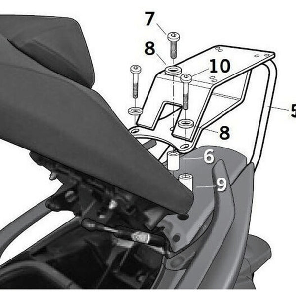 SHAD Top Master Fitting Set - Yamaha Y0TM59ST 