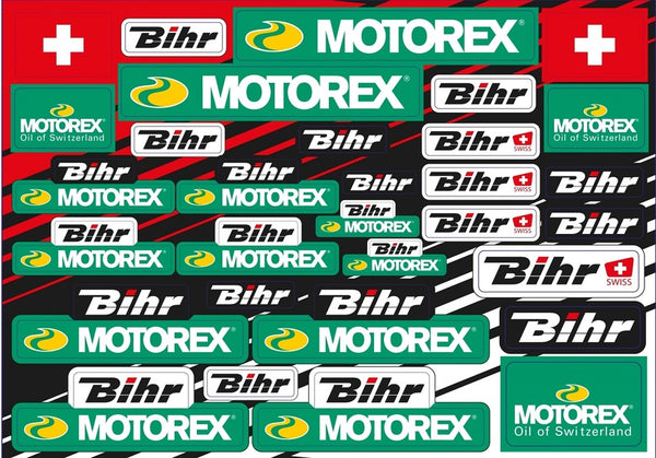 „Blackbird Motorx“ ir „Bihr“ lazdelių lapas ssheet_motorex
