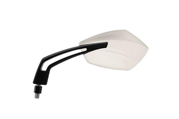 Ogledalo za vožnju bihr s obrnutim adapterom Universal M10/125 - crno/bijelo (par) A40-50143