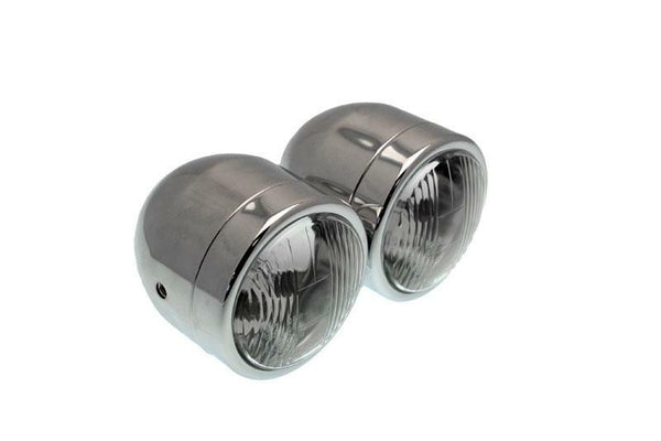 Bihr Twin prednja svjetla univerzalno Ø90mm Chromeda006-D