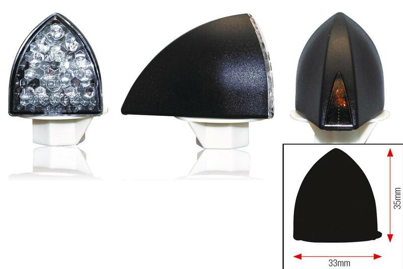 Bihr Profile LED Indicators Black Universal10-50020