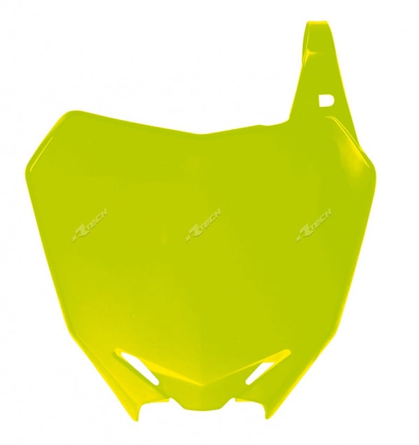 RaceTech prednji broj ploča Neonska žuta Suzuki RM-Z250/450 R-TMMZGF0008