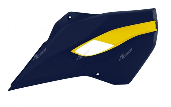 Racetech Radiator Covers Oem Color Blue/Yellow Husqvarna R-CVHSQBLHGQ14