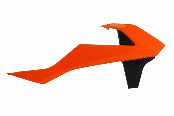 Racetech Radiator Covers Orange/Black KTM SX85 R-CVKTMARNR185