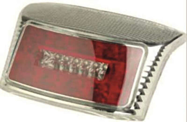 V DAĻAS Aizmugurējā gaisma R8 tipa LED Chromed MBK/Yamaha 6F1B1R0S2B