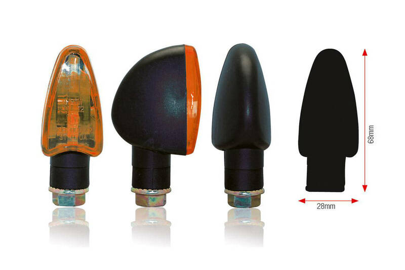 Bihr Triangle Indicators Black Universal001-1
