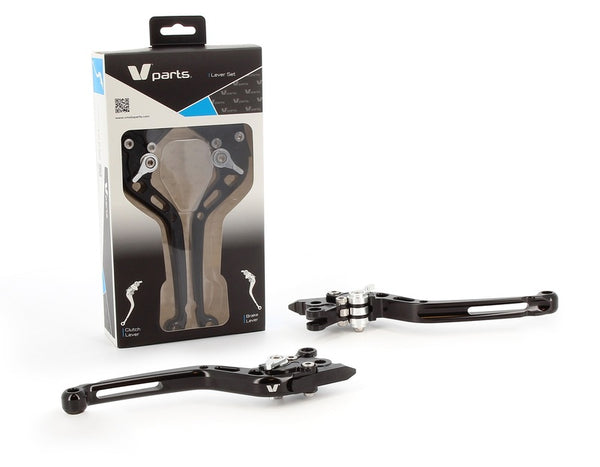 V Časti štandardná pečeňová 175 mm CNC čierna/hliníková skrutka s adaptérmi od páru Yamaha LV-SL (L97-R22)