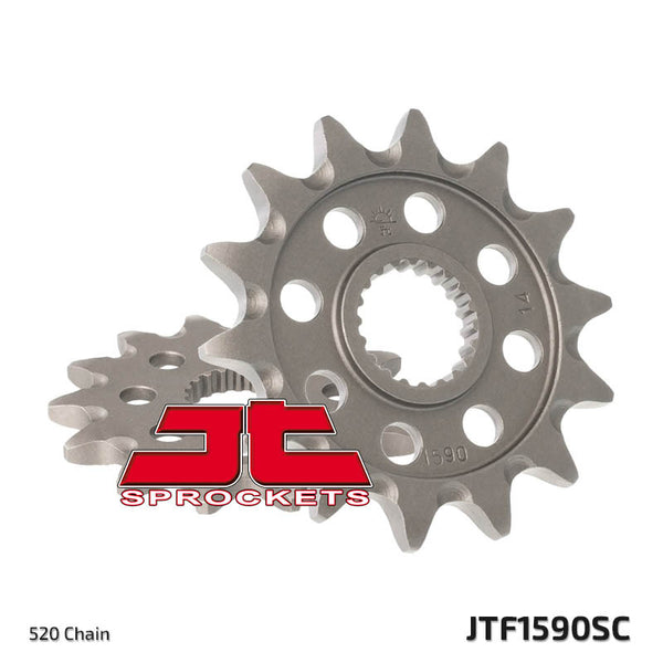 JT Sprock's Steel Self -Cleaning Front Sprock 1590 - 520 JTF1590.14SC