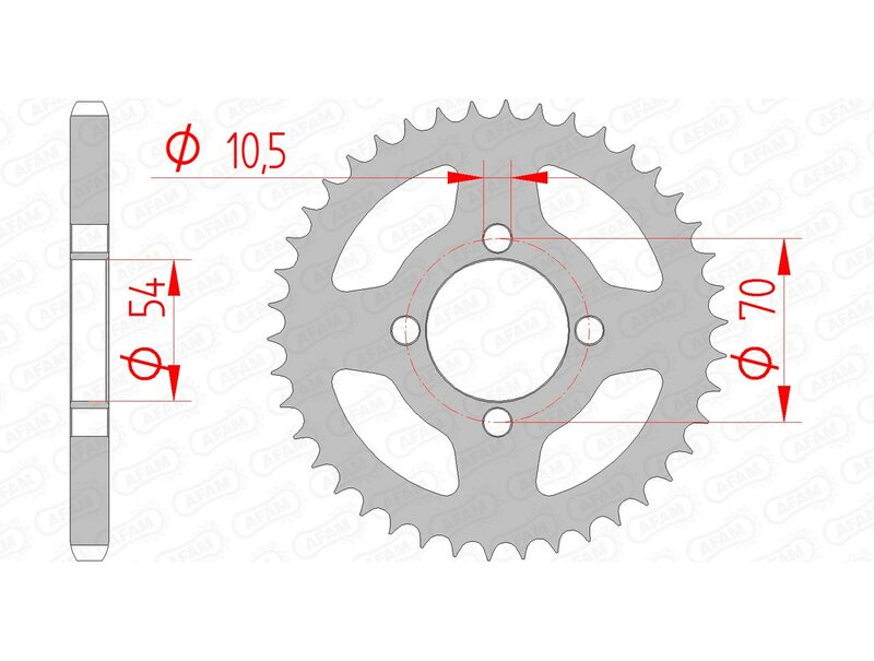 AFAM STEEL STANDARDNI STRANI SPROK 10229 - 428