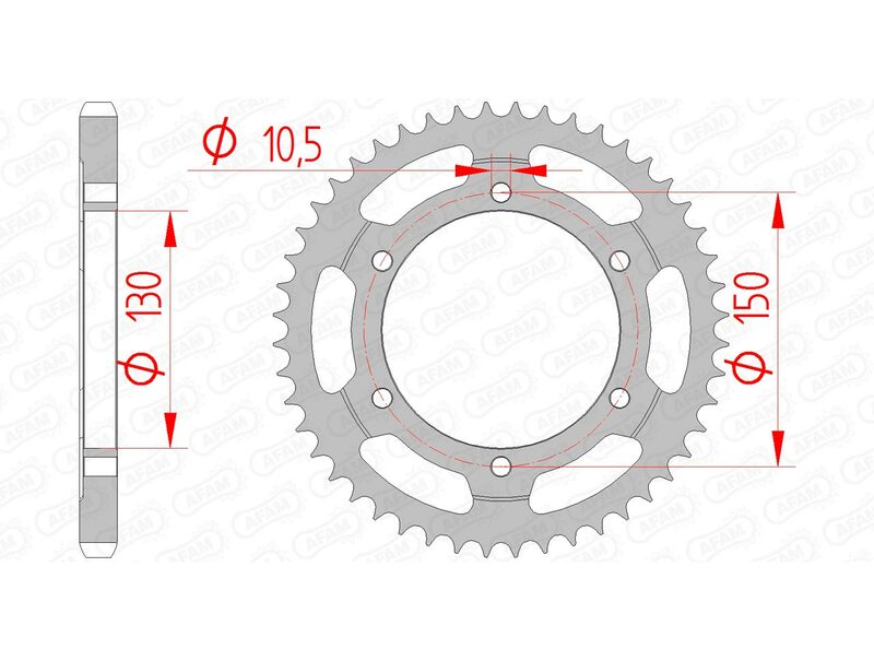 AFAM STEEL STANDARDNI STRANI SPROK 10502 - 525