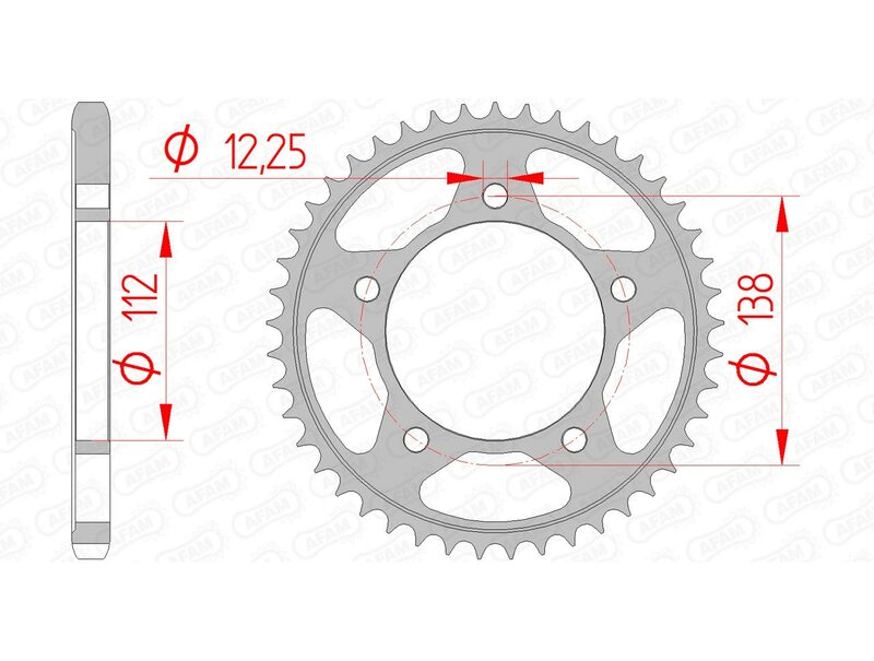 AFAM STEEL STANDARDNI STRANI SPROK 10613 - 525