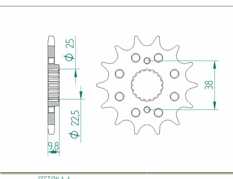 AFAM STEEL Standardni prednji Sprick 166400 - 520