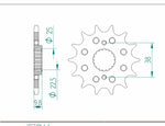 AFAM STEEL Standardni prednji Sprick 166400 - 520