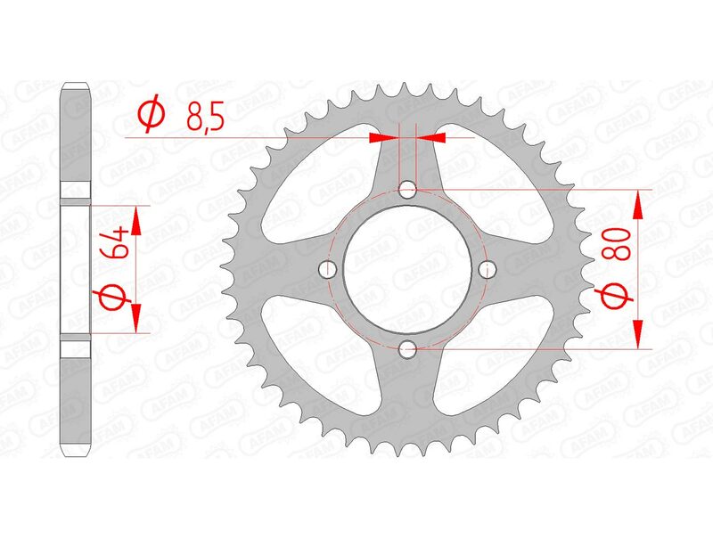 AFAM STEEL STANDARDNI STRANI SPROK 12200 - 428