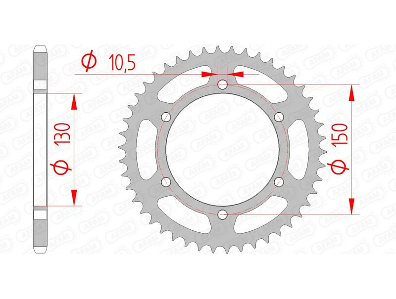 AFAM STEEL STANDARDNI STRANI SPROK 12604 - 520