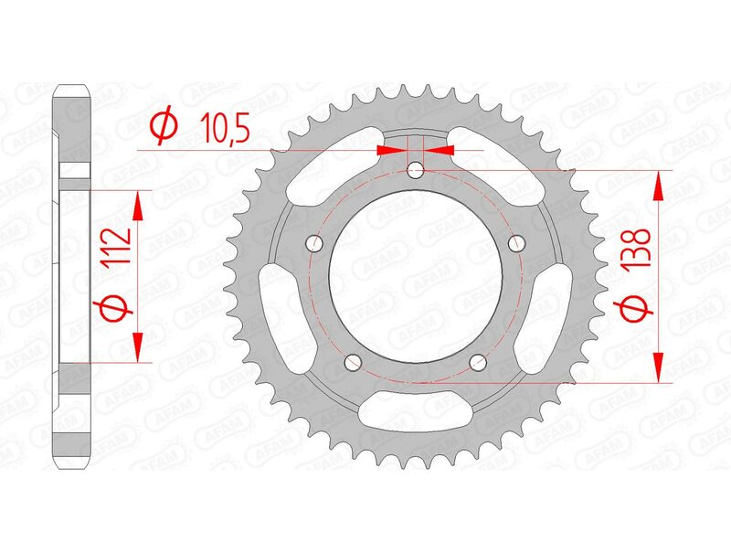 AFAM STEEL STANDARDNI STRANI SPROK 12607 - 530