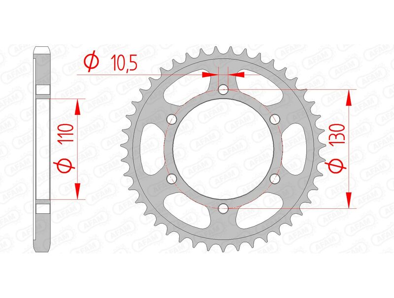 AFAM STEEL STANDARDNI STRANI SPROK 12815 - 525