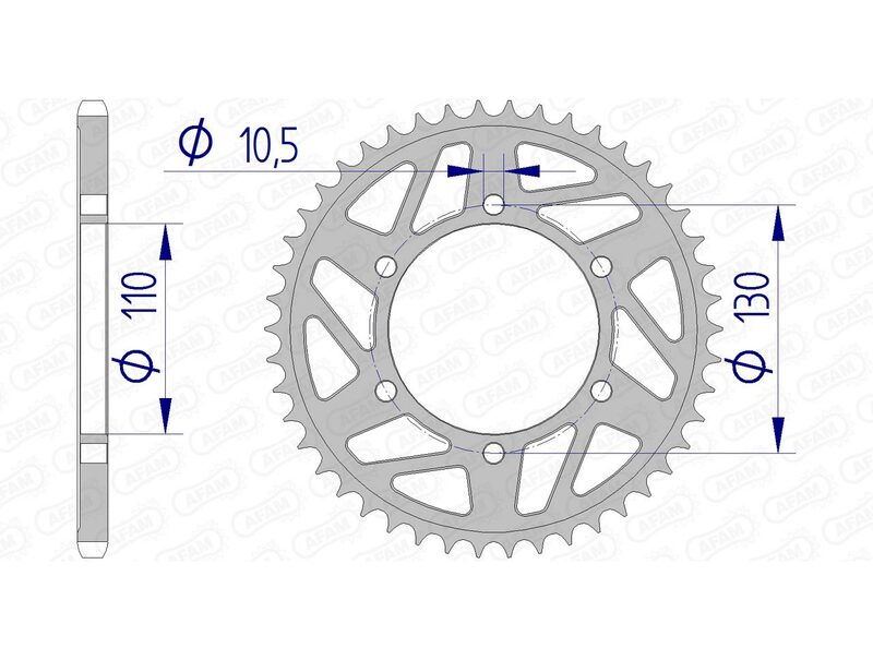 Afam aluminij straga izgovoren 13814 - 520