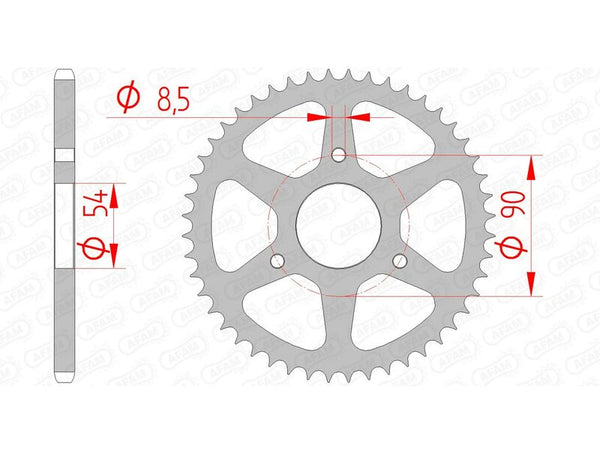 AFAM STEEL STANDARDNI STRANI SPROPET 146100 - 420 146100-48