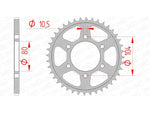 Afam Steel Standard Aizmugurējais runas 16504 - 520