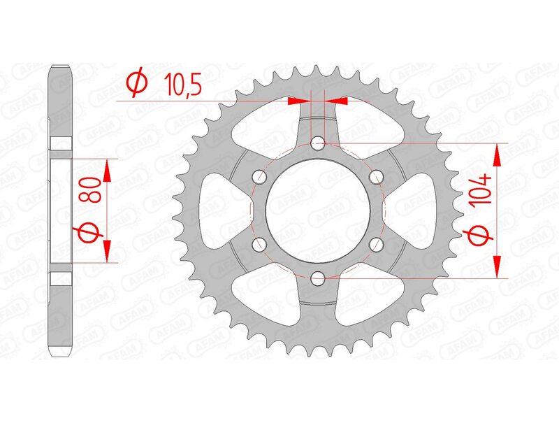 AFAM STEEL STANDARDNI STRANI SPROK 16610 - 525