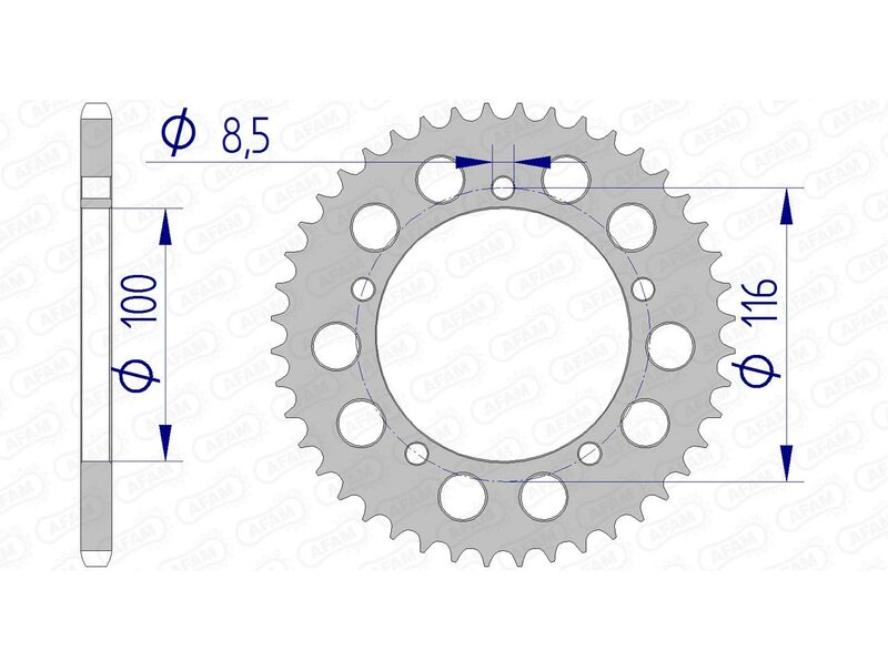 Afam aluminij straga izgovoren 17100420