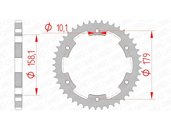 AFAM STEEL STANDARDNI STRANI SPROPET 35804 - 525 35804-45