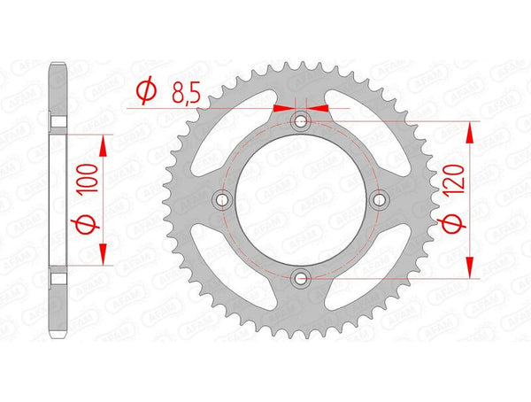 AFAM STEEL STANDARDNI STRANI SPROPET 38101 - 420 38101-60