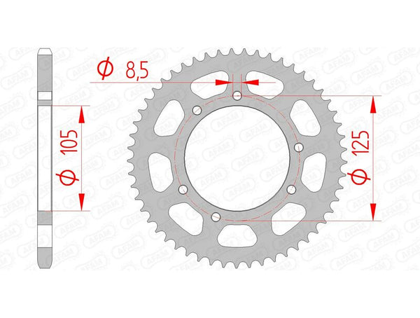 AFAM STEEL STANDARDNI STRANI SPROPET 47103 - 420 47103-47