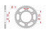 AFAM oceľový štandardný zadný sprock 50602 - 520