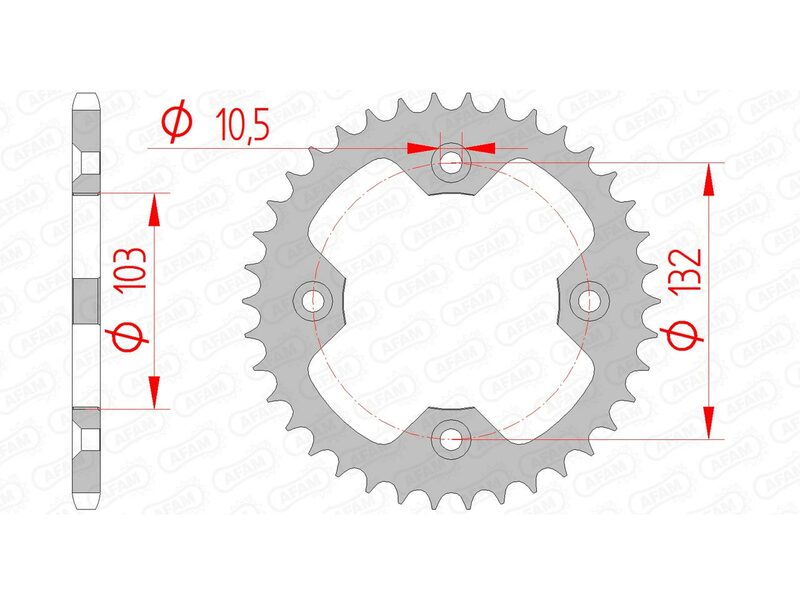 AFAM STEEL STANDARDNI STRANI SPROK 71305 - 520