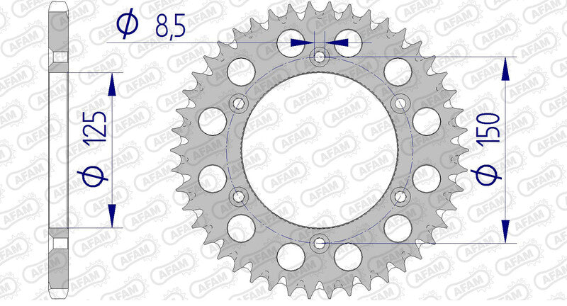 Afam aluminij ultra-svjetlost samočišćenja Reah Sprock 72304-520