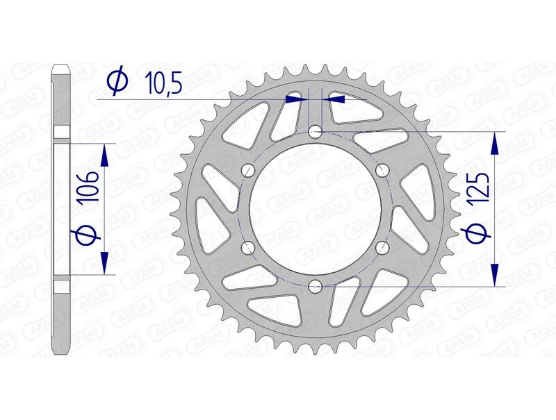 AFAM ALUMINIM STRANI OPRECIJE 87606 - 520