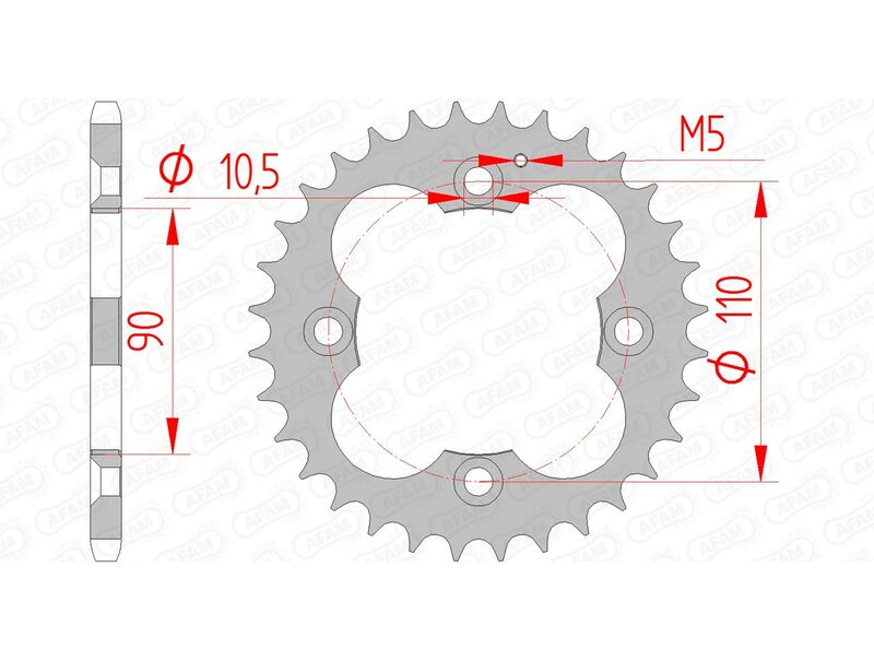 AFAM STEEL STANDARDNI STRANI SPROK 92324 - 520