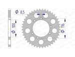 AFAM aluminijski stražnji pogon 93303 - 520