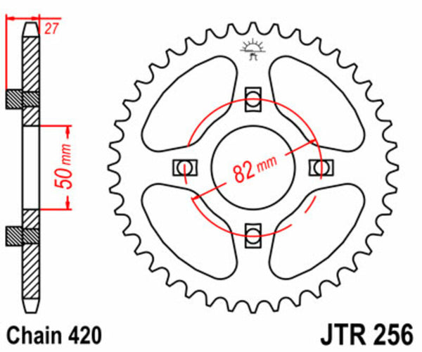 JT Sprick's Steel Standard Straight Sprick 256 - 420 JTR256.38