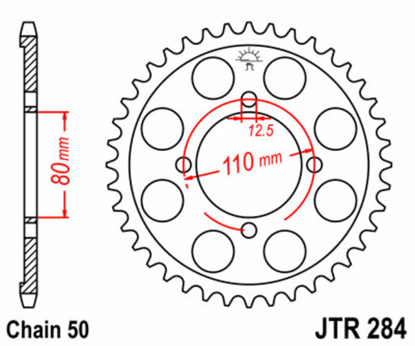 JT Sprick's Steel Standard Straight Sprick 284 - 530 JTR284.38