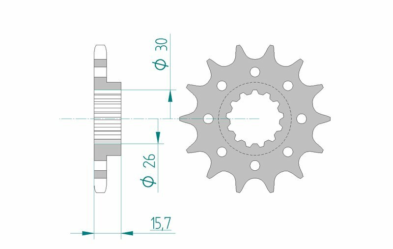 AFAM STEEL Standardni prednji Sprick 20605 - 525