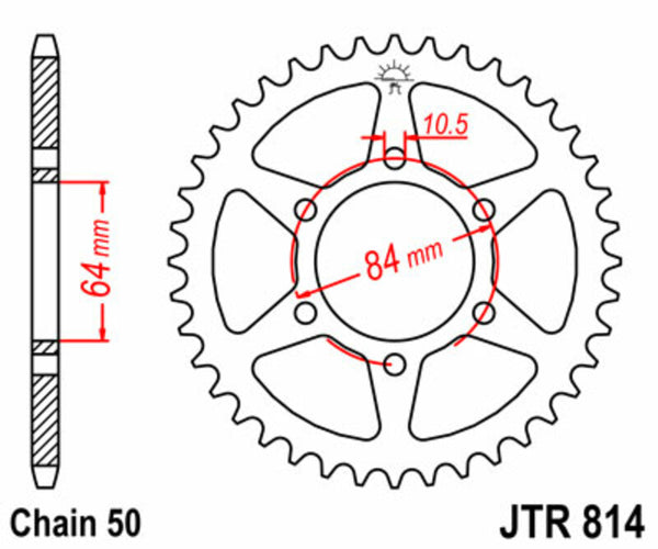 JT SPROCK STAME STANDARDNI STRANI SPROK 814 - 530 JTR814.41