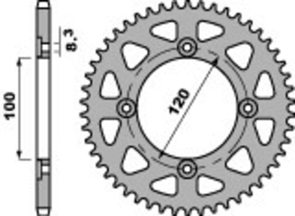 PBR Standardni čelični spricy Sprick 4453 - 420 4453 50 F