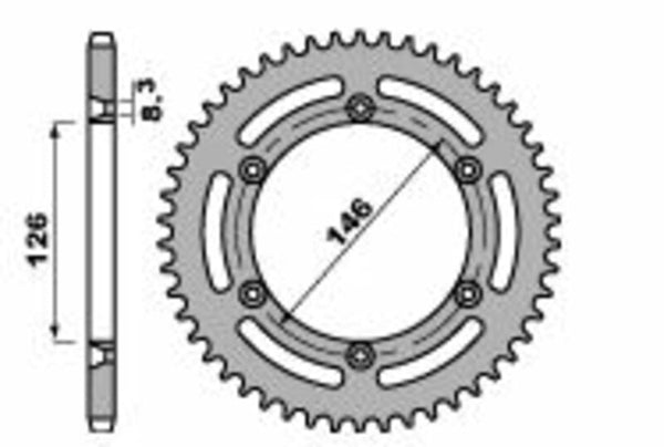 PBR Standardni čelični sprit 805 - 428 805 50 F