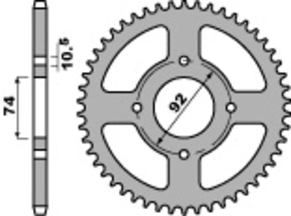 PBR Standardni čelični spricy Sprick 848 - 530 848 39 F