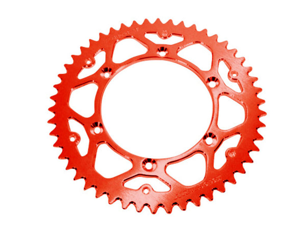 Art Aluminum Ultra-Light Self-Cleaning Reaar Sprock 808-520 Art-808a-49-Red