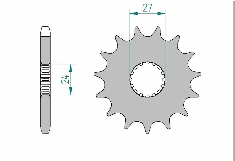 „AFAM Steel Standard Front Sprock 22900 - 530“